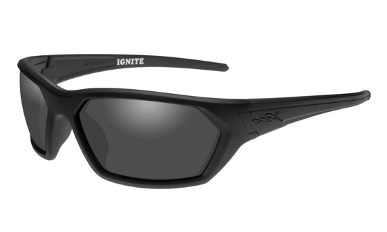 Wiley X Ignite Sunglasses Smoke Grey Lens matte Black Frame