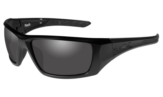 Wiley X Nash Sunglasses Smoke Grey Lens Matte Black Frame