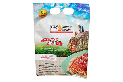 Self-heating Backpack Meals Spaghetti & Meatballs