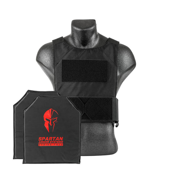 - Spartan Level IIIA Flex Fused Core™  Soft Body Armor and Spartan DL Concealment Plate Carrier