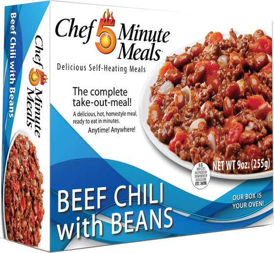 Chef 5 Minute Beef Chili with Beans - Case
