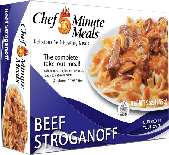 Chef 5 Minute Meal Beef Stroganoff - Case