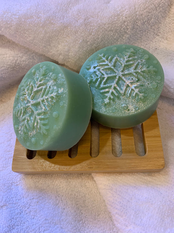 Festive Frosted Fir Soap