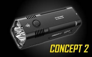 .Nitecore Concept 2 6500 Lumen Rechargable Flashlight