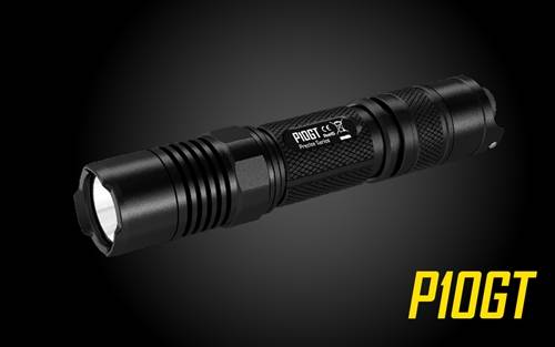 .Nitecore P10GT 900 Lumen 312 Yard Compact Tactical Flashlight