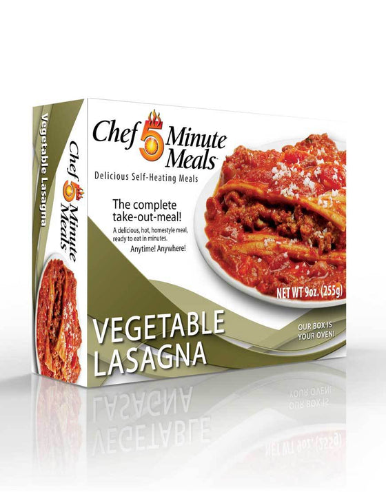 Chef 5 Minute Meal Vegetable Lasagna