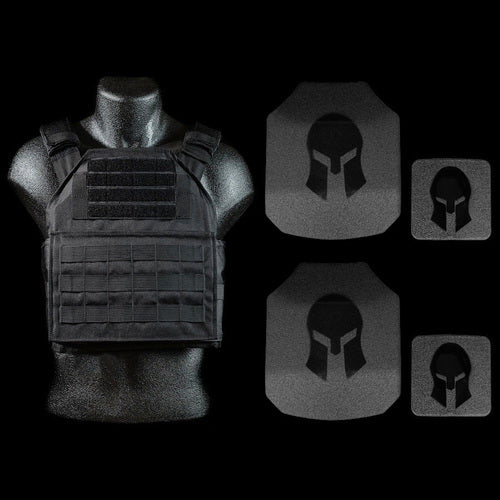 - Spartan AR550 Body Armor Shooters Cut and Spartan Plate Carrier Package