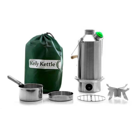 .Kelly Kettle Stainless Steel-Large - Basic Kit