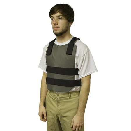 Concealable Bulletproof Vest Carrier BODY Armor Made With Kevlar 3a Inserts  | eBay