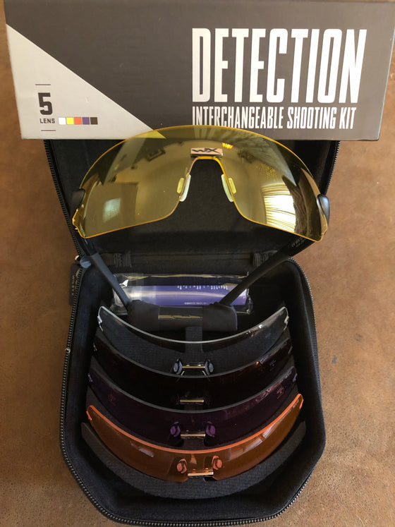 Wiley X Detection Ballistic Rated 5 Lens Package