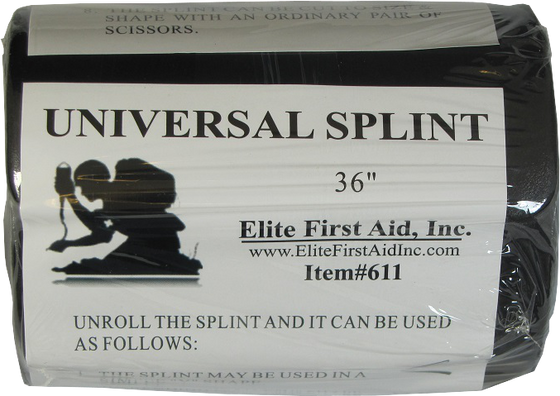 Splint, Universal 4"x36" Black