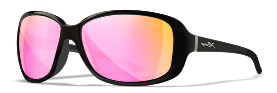 Wiley X Affinity Polarized Captivate Rose Gold Mirror