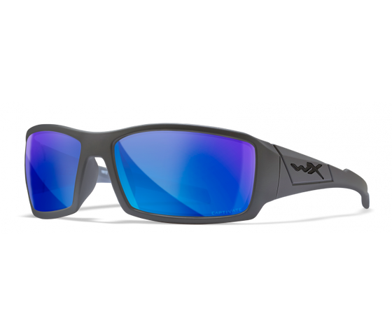Wiley X Twisted Polarized Captivate Blue Mirror Lens
