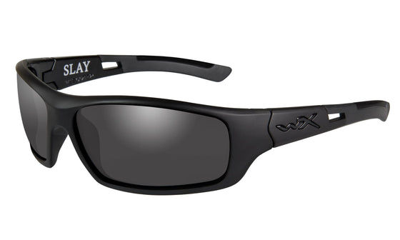 Wiley X Slay Sunglasses Smoke Grey Lens Matte Black Frame